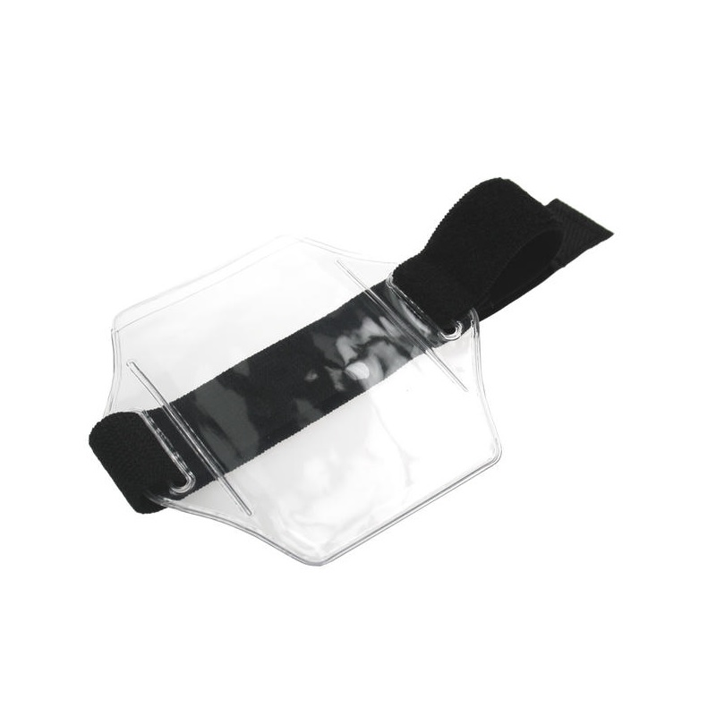 Bilde av Black Vinyl Adjustable Armband Card Holder / carrying case soft plastic. 60270288 (DE,SE,NO,FI,RO,PL)
