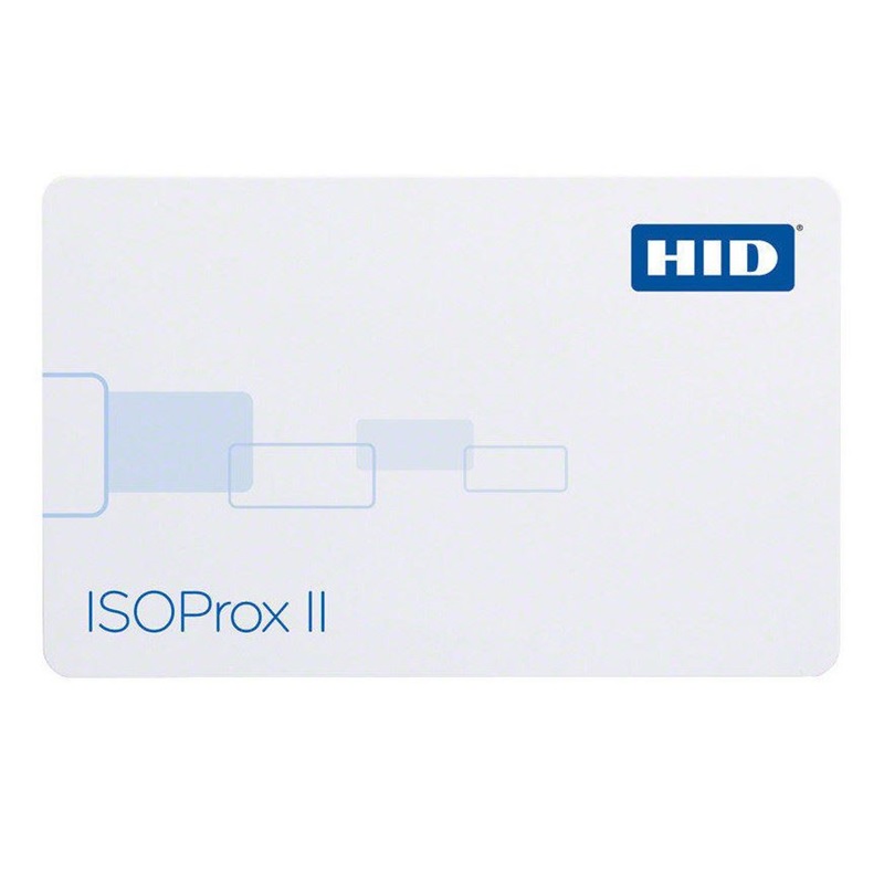 Billede af Blanke hvide plastkort HID™ ISOPROX II RFID (H10301 26 bit format) Proximity kort. 70102071